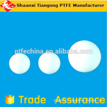 Smooth ptfe ball, 12mm white ptfe plastic ball, 6mm white ptfe plastic ball